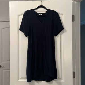 Splendid short sleeve navy tunic dress, size x-small
